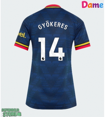 Arsenal Viktor Gyokeres #14 Replika Udebanetrøje Dame 2026-27 Kortærmet